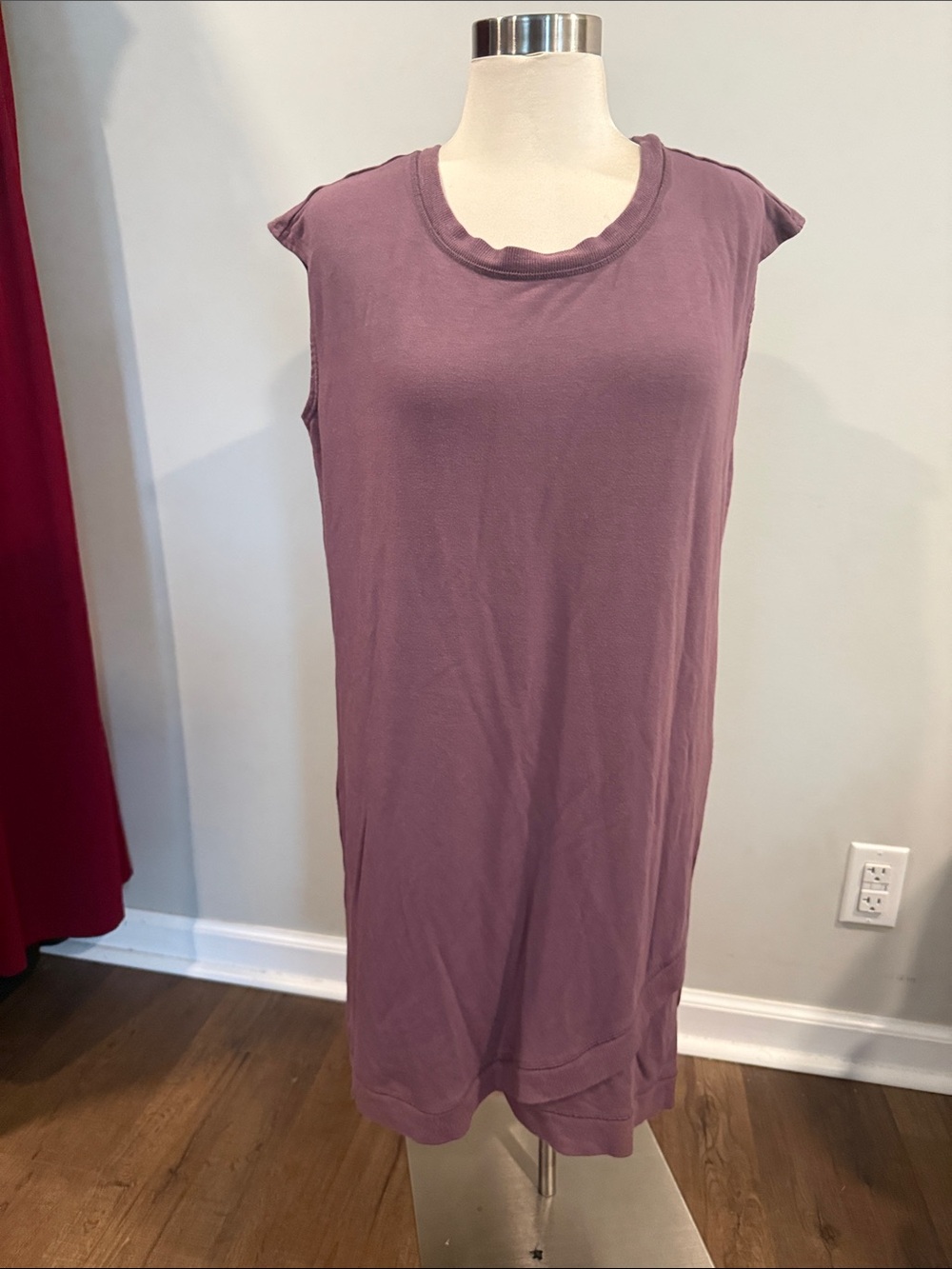 Active Life Sleeveless Mauve Shift Dress